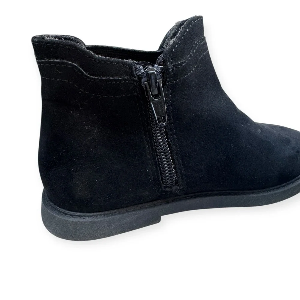 Tucker + Tate Girls Black Suede Chelsea Booties - Size 10